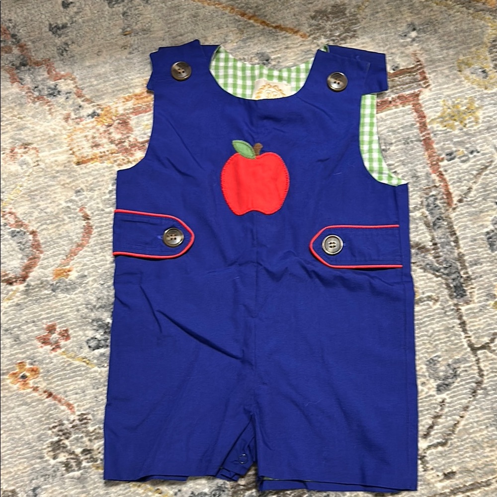 TBBC Apple Appliqué Jon Jon (12-18 months)